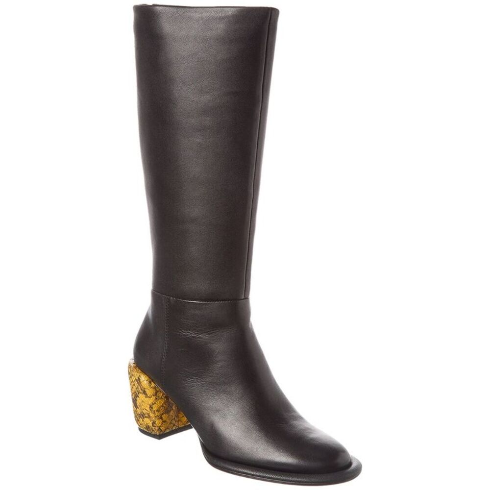 3.1 Phillip Lim Naomi Petite Tall Leather Knee-High Boot, Black